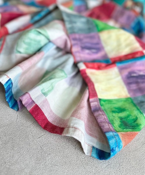 HOGAN RANCH WEAR（ホーガンランチウエア）の「ソウガラネルサスペンダースカート（kids/S～LL）（スカート・キッズ・ブラウン/オレンジ/マルチ・LL/M/L/S）」の8枚目の写真