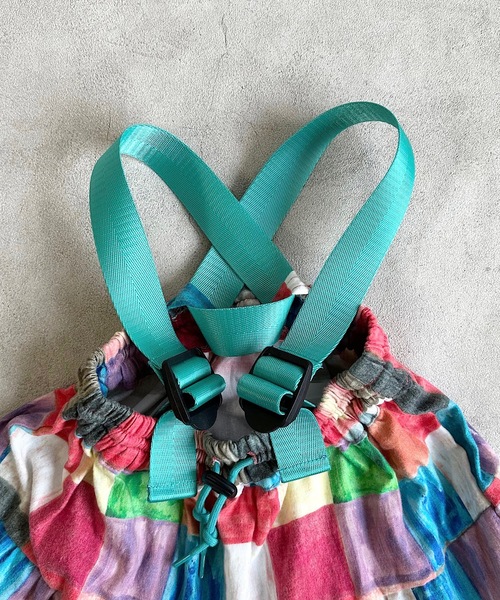 HOGAN RANCH WEAR（ホーガンランチウエア）の「ソウガラネルサスペンダースカート（kids/S～LL）（スカート・キッズ・ブラウン/オレンジ/マルチ・LL/M/L/S）」の6枚目の写真