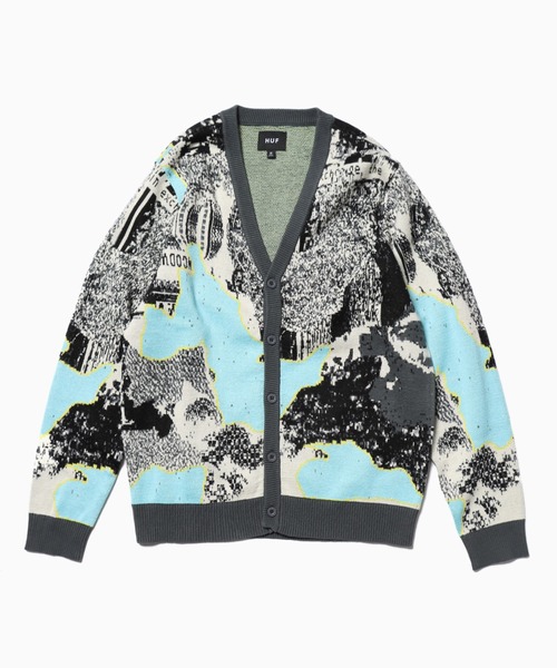 HUF（ハフ）の「HUF/ハフ MASHUP CARDIGAN カーディガン（カーディガン