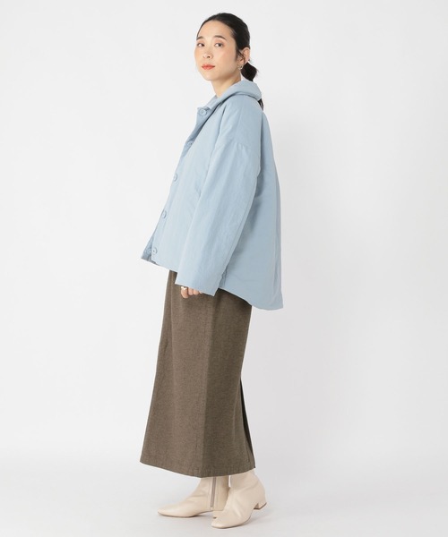 studio CLIP（スタディオクリップ）の「ツイード調タックスカート（スカート・レディース・チャコール/ブラウン/ブラック・LARGE/MEDIUM）」の9枚目の写真