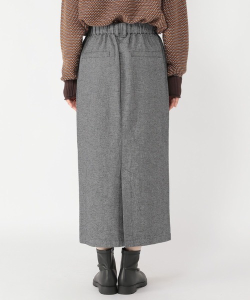 studio CLIP（スタディオクリップ）の「ツイード調タックスカート（スカート・レディース・チャコール/ブラウン/ブラック・LARGE/MEDIUM）」の13枚目の写真