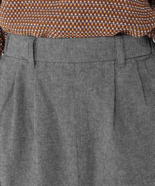 studio CLIP（スタディオクリップ）の「ツイード調タックスカート（スカート・レディース・チャコール/ブラウン/ブラック・LARGE/MEDIUM）」の14枚目の写真