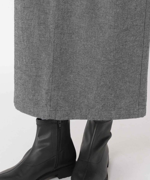 studio CLIP（スタディオクリップ）の「ツイード調タックスカート（スカート・レディース・チャコール/ブラウン/ブラック・LARGE/MEDIUM）」の16枚目の写真