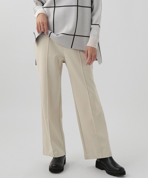 Elura(エルーラ)の「サマ見えあったかストレートパンツ(その他パンツ・レディース・ブラック/ベージュ/ホワイト・SMALL/MEDIUM/LARGE/X-LARGE)」の1枚目の写真