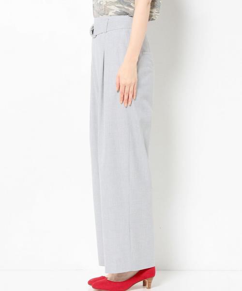 Another Edition(アナザーエディション)の「グレンチェックワイドパンツ/AEBC GLEN/CHK WIDE PT◆(その他パンツ・レディース・グレー・MEDIUM/SMALL)」の4枚目の写真