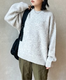 CPCM（シーピーシーエム）の「ミックス糸モヘアライクニットプルオーバー（ニット/セーター・メンズ）」