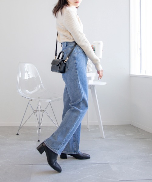 aimoha(アイモハ)の「太めリブタートルネックニット(Tシャツ/カットソー・レディース・ネイビー/グレー/チョコ/ベージュ・X-LARGE/MEDIUM/LARGE)」の20枚目の写真