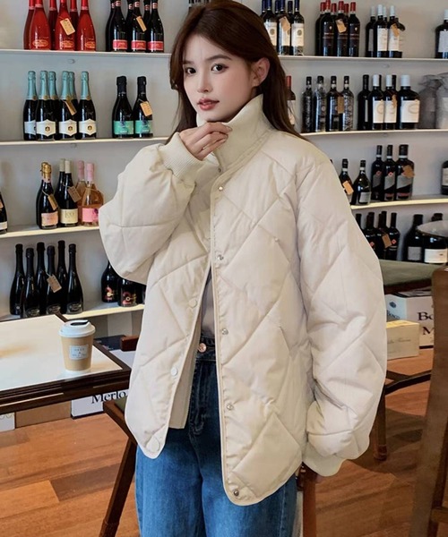 pumpkin port（パンプキンポート）の「リブ襟ドッキング レイヤード風