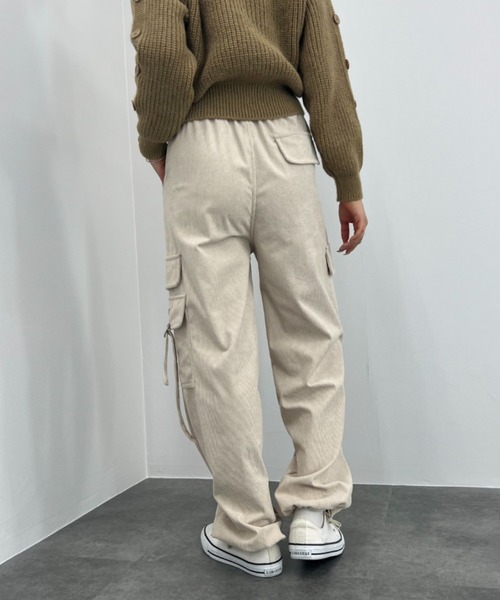 セール】【ISOOK / アイスー】コーデュロイカーゴパンツ