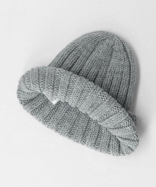 BEAUTY&YOUTH UNITED ARROWS(ビューティーアンドユースユナイテッドアローズ)の「ソフト リブ ワッチキャップ(ニットキャップ/ビーニー・メンズ・クリーム/ブラック/ライトグレー/ロイヤルブルー・FREE)」の11枚目の写真
