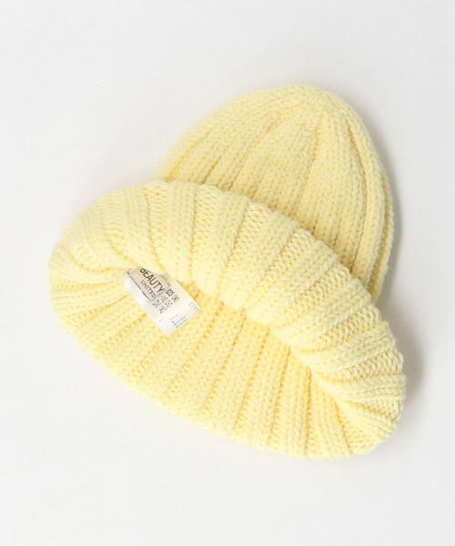 BEAUTY&YOUTH UNITED ARROWS(ビューティーアンドユースユナイテッドアローズ)の「ソフト リブ ワッチキャップ(ニットキャップ/ビーニー・メンズ・クリーム/ブラック/ライトグレー/ロイヤルブルー・FREE)」の13枚目の写真