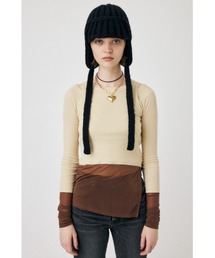 COLOR BLOCK DOUBLE LAYER LS