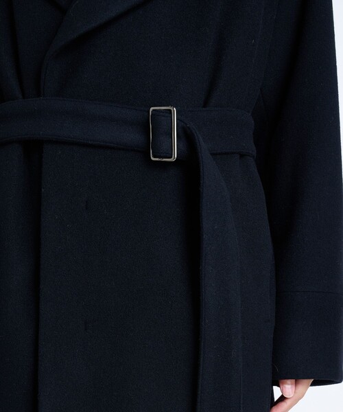 【JUHA/ユハ】BELTED OVER COAT