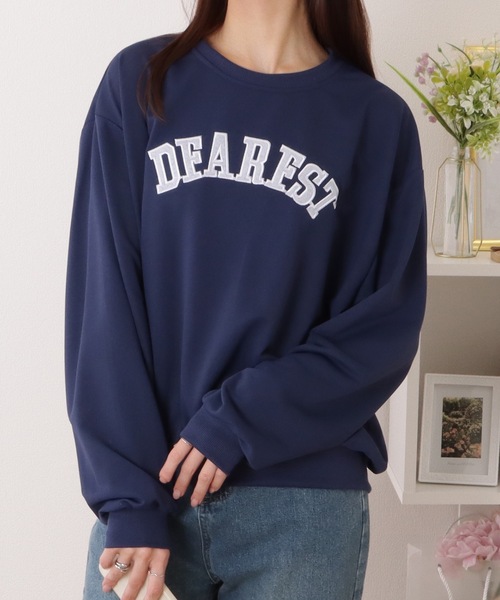 サンローラン 紺 カレッジロゴ プルオーバー トレーナー スエット サンローラン 紺 カレッジロゴ プルオーバー トレーナー スエット サン