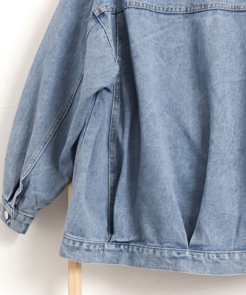Miniministore(ミニミニストア)の「デニムジャケットゆったり レディース春秋(デニムジャケット・レディース・サックスブルー・XL/L)」の19枚目の写真
