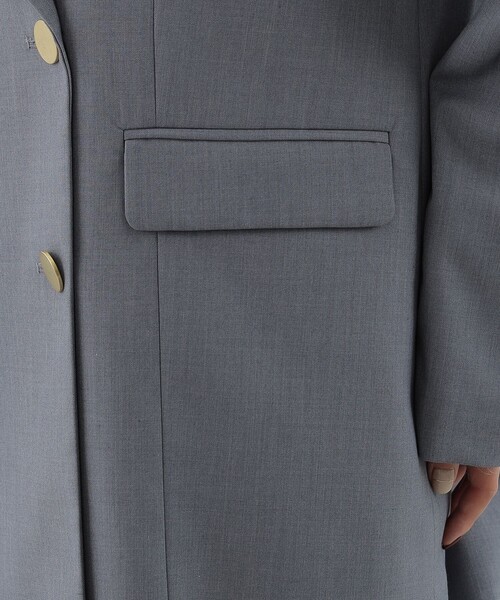 Ray BEAMS（レイビームス）の「Ray BEAMS / 6ボタン ダブル ブレザー（テーラードジャケット・レディース・ネイビー/グレー・0/1）」の21枚目の写真