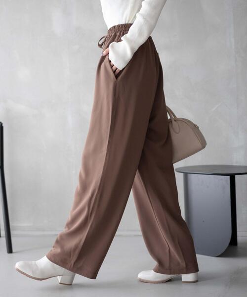 WEGO（ウィゴー）の「WEGO/カラーイージーパンツ（スウェットパンツ・レディース・ブラウン/ダークグレー/アイボリー/ブラック・MEDIUM/SMALL）」の13枚目の写真