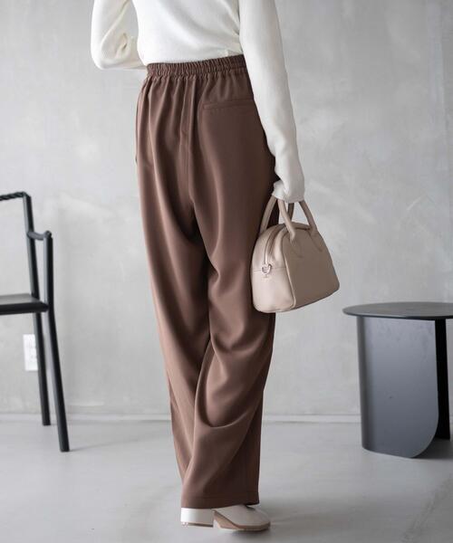 WEGO（ウィゴー）の「WEGO/カラーイージーパンツ（スウェットパンツ・レディース・ブラウン/ダークグレー/アイボリー/ブラック・MEDIUM/SMALL）」の14枚目の写真