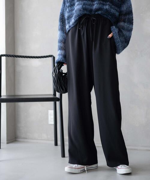 WEGO（ウィゴー）の「WEGO/カラーイージーパンツ（スウェットパンツ・レディース・ブラウン/ダークグレー/アイボリー/ブラック・MEDIUM/SMALL）」の6枚目の写真