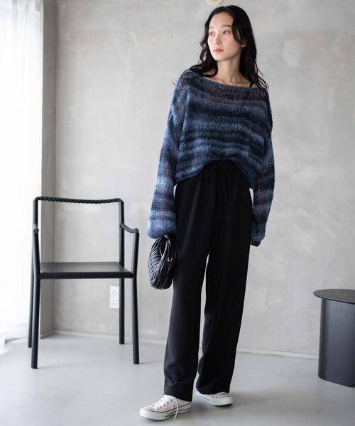 WEGO（ウィゴー）の「WEGO/カラーイージーパンツ（スウェットパンツ・レディース・ブラウン/ダークグレー/アイボリー/ブラック・MEDIUM/SMALL）」の8枚目の写真