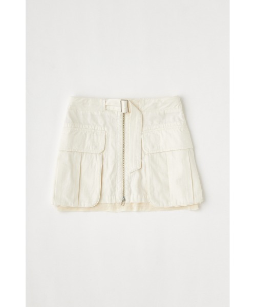 MOUSSY（マウジー）の「LAYERED CARGO ミニスカート（スカート・レディース・オフホワイト・2/1）」の4枚目の写真