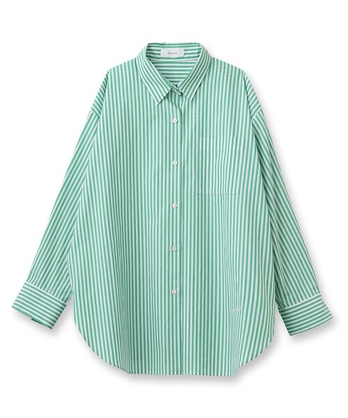 GALLEST（ギャレスト）の「ビッグフォルムシャツ（シャツ/ブラウス・レディース・ホワイト系/ブルー系その他4/ライトブルー/イエロー系その他/グリーン系その他4・38/34）」の9枚目の写真