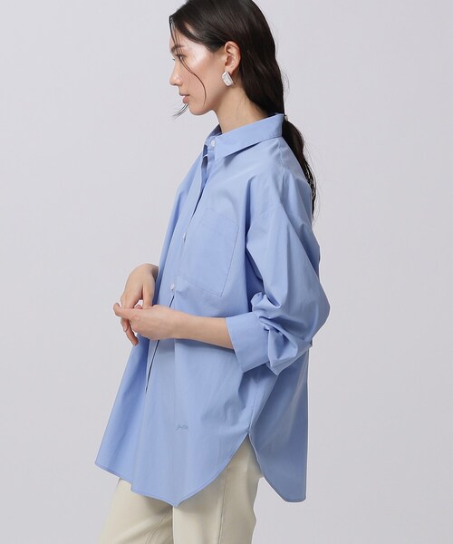 GALLEST（ギャレスト）の「ビッグフォルムシャツ（シャツ/ブラウス・レディース・ホワイト系/ブルー系その他4/ライトブルー/イエロー系その他/グリーン系その他4・38/34）」の22枚目の写真