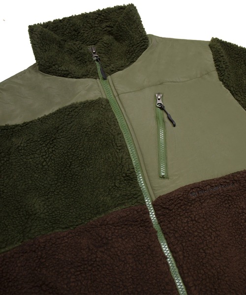 RICHARDSON（リチャードソン）の「【Richardson/リチャードソン】 Panel Fleese Jacket パネルフリースジャケット（その他アウター・メンズ・オリーブ・S/XL/L/M）」の3枚目の写真
