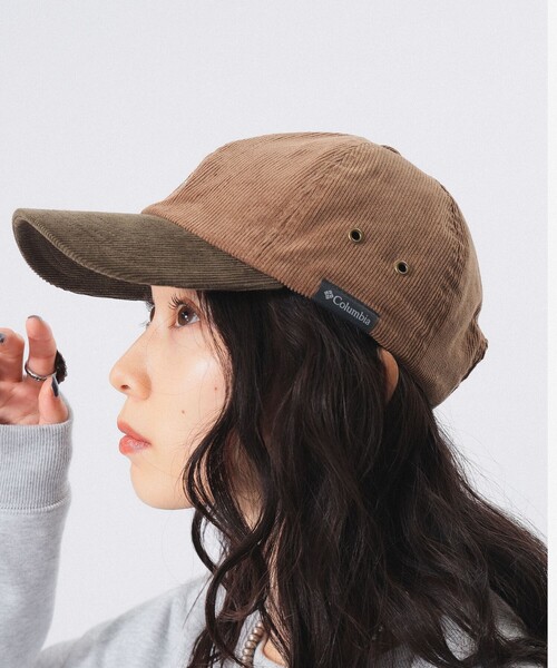 BEAMS BOY（ビームスボーイ）の「【別注】Columbia / Corduroy Cap（キャップ・レディース・ブラウン・X-SMALL）」の3枚目の写真