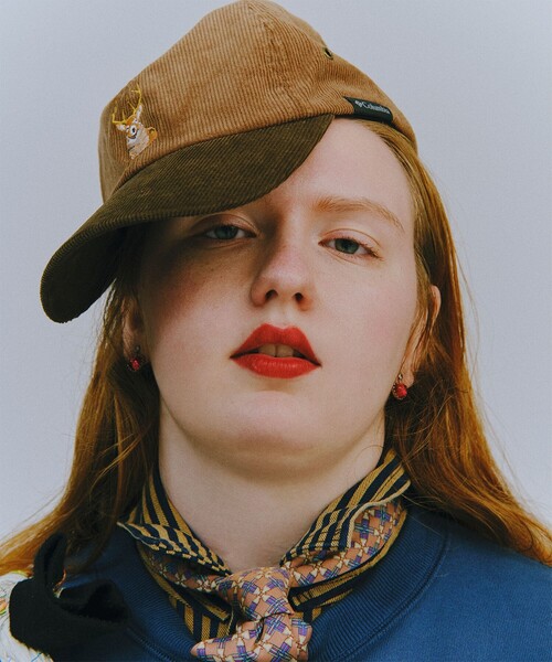 BEAMS BOY（ビームスボーイ）の「【別注】Columbia / Corduroy Cap（キャップ・レディース・ブラウン・X-SMALL）」の4枚目の写真