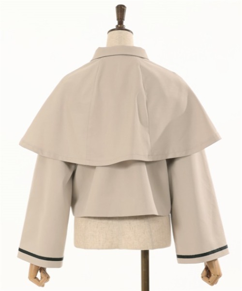 axes femme（アクシーズファム）の「チェーン付ケープジャケット（その他アウター・レディース・ブラック/ベージュ/ネイビー・FREE）」の18枚目の写真