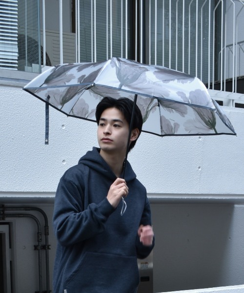 Waterfront（ウォーターフロント）の「memorif. ネオミニ 折 51cm（折りたたみ傘・レディース・マルチ/グレー/グリーン/その他/パープル系その他・FREE）」の15枚目の写真