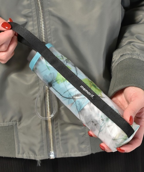 Waterfront（ウォーターフロント）の「memorif. ネオミニ 折 51cm（折りたたみ傘・レディース・マルチ/グレー/グリーン/その他/パープル系その他・FREE）」の21枚目の写真