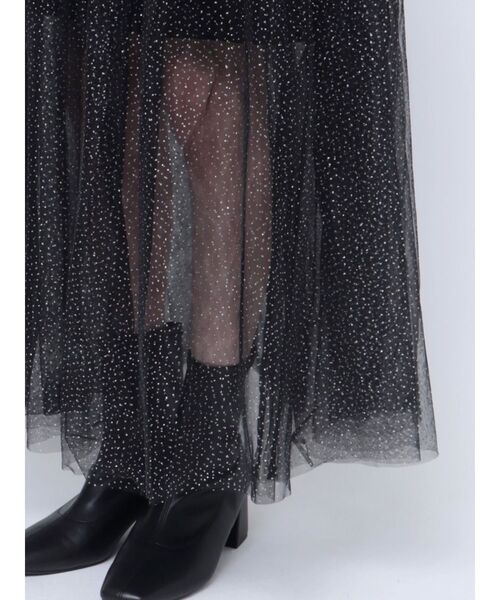 CALNAMUR(カルナムール)の「JUST DOスウェットチュールスカート(スカート・レディース・ホワイト/ブラック・FREE)」の21枚目の写真