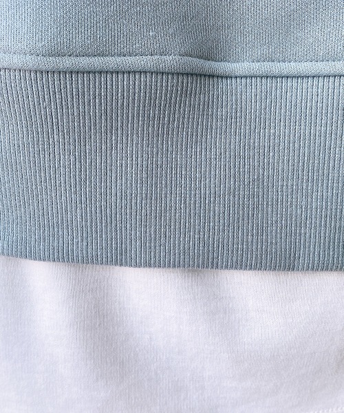 nissen（ニッセン）の「【販売終了】重ね着風トップス（Tシャツ/カットソー・レディース・ベージュ/グリーン・M/L）」の10枚目の写真