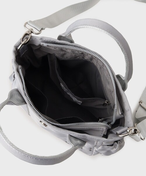 OPAQUE.CLIP（オペークドットクリップ）の「◆【軽量/撥水/2WAY】マルチポケットミニトートバッグ（トートバッグ・レディース・ブラック/ライトベージュ/グレー・00）」の10枚目の写真