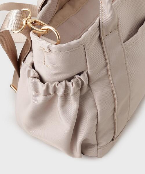 OPAQUE.CLIP（オペークドットクリップ）の「◆【軽量/撥水/2WAY】マルチポケットミニトートバッグ（トートバッグ・レディース・ブラック/ライトベージュ/グレー・00）」の15枚目の写真