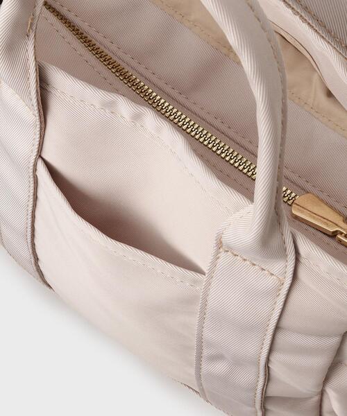 OPAQUE.CLIP（オペークドットクリップ）の「◆【軽量/撥水/2WAY】マルチポケットミニトートバッグ（トートバッグ・レディース・ブラック/ライトベージュ/グレー・00）」の16枚目の写真