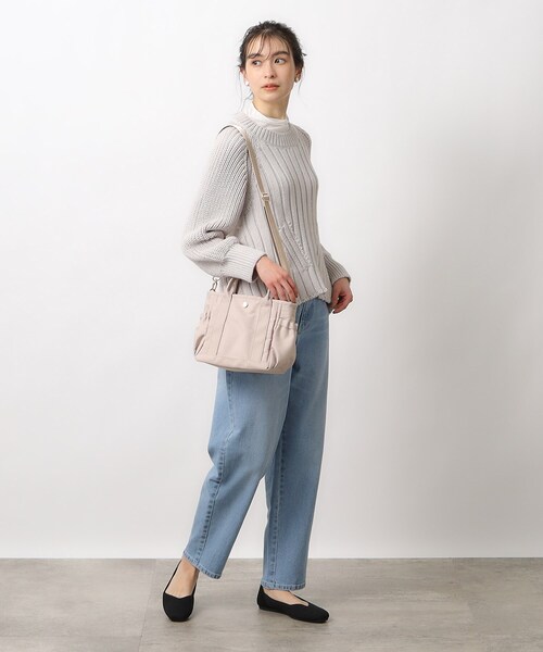 OPAQUE.CLIP（オペークドットクリップ）の「◆【軽量/撥水/2WAY】マルチポケットミニトートバッグ（トートバッグ・レディース・ブラック/ライトベージュ/グレー・00）」の22枚目の写真