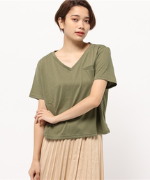 Kastane | 【Kastane】ポケットVネックTシャツ(Tシャツ/カットソー)
