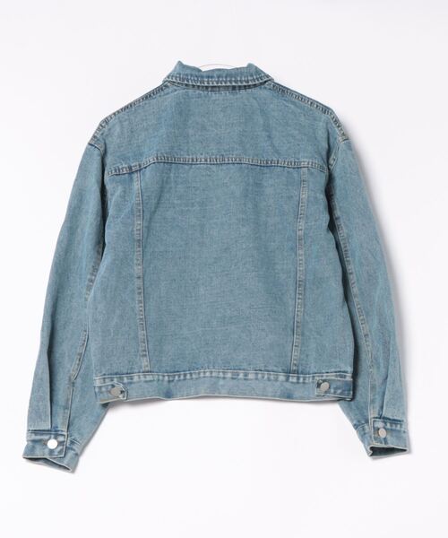 anap mimpi(アナップミンピ)の「切替 BIG ポケット デニム ジャケット(デニムジャケット・レディース・ライトブルー・FREE)」の16枚目の写真