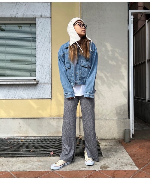 anap mimpi(アナップミンピ)の「切替 BIG ポケット デニム ジャケット(デニムジャケット・レディース・ライトブルー・FREE)」の17枚目の写真