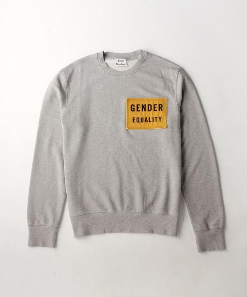 UNITED ARROWS(ユナイテッドアローズ)の「<ACNE(アクネ)> Casey Patch 2(スウェット・メンズ・グレー・X-SMALL/SMALL)」の1枚目の写真