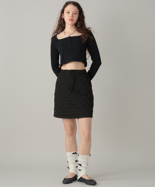 FOREVER 21（フォーエバー トゥエンティーワン）の「ミニリボンレッグウォーマー（レッグウォーマー・レディース・ブラック/ホワイト・FREE）」の3枚目の写真