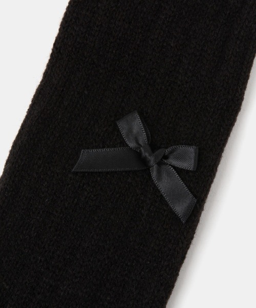 FOREVER 21（フォーエバー トゥエンティーワン）の「ミニリボンレッグウォーマー（レッグウォーマー・レディース・ブラック/ホワイト・FREE）」の15枚目の写真