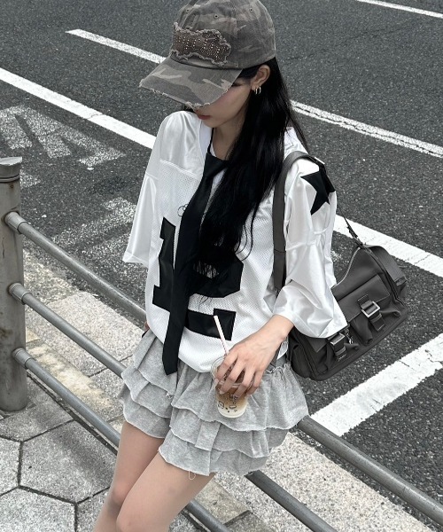 セール】【nmtc+】frill mini skirt / 【エヌエムティーシー
