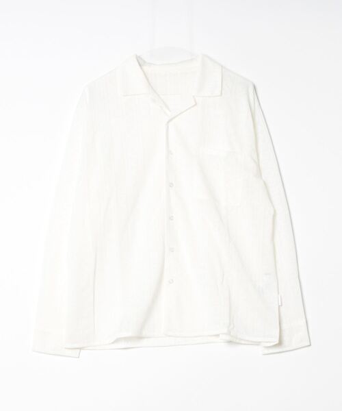 Student Apathy（スチューデントアパシー）の「student apathy sheer shirts（シャツ/ブラウス・メンズ・オフホワイト/ブラック・MEDIUM/LARGE）」の2枚目の写真