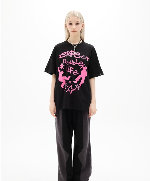 LUVISTRUE(ラヴイズトゥルー)の「DN BOARD TEE(Tシャツ/カットソー・レディース・ブラック/ホワイト・FREE)」の9枚目の写真