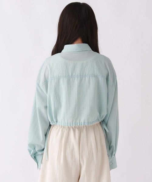 repipi armario（レピピ アルマリオ）の「スソドロストショートシャツ（シャツ/ブラウス・キッズ・ブルー/ピンク/ホワイト・MEDIUM/SMALL/LARGE）」の11枚目の写真