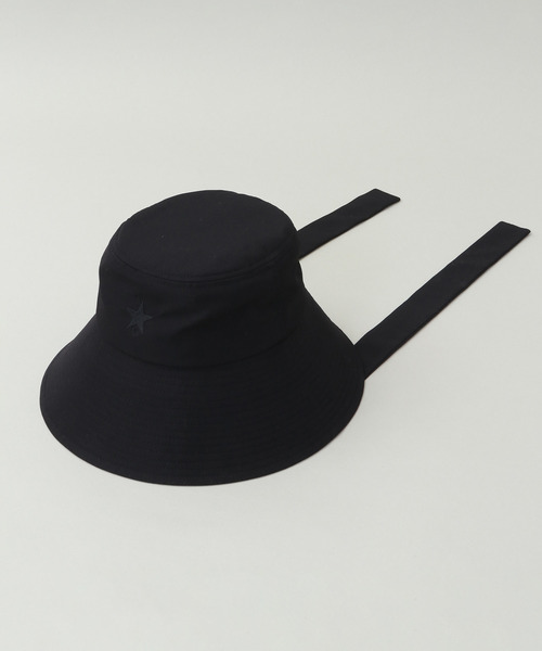 CONVERSE TOKYO（コンバーストウキョウ）の「WIDE BRIM HAT（ハット・レディース・アイボリー/ブラック・FREE）」の4枚目の写真